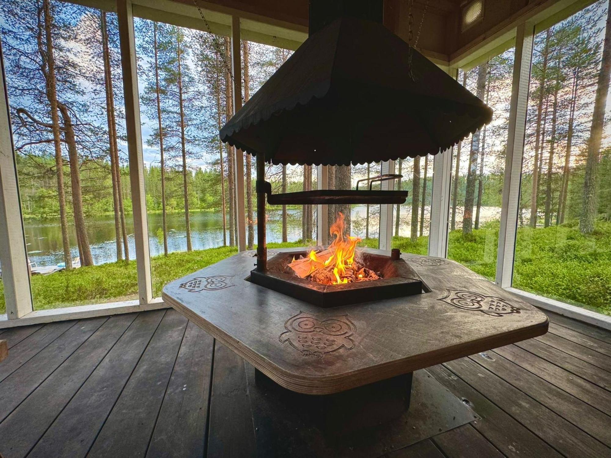 Syoete Huuhkamajat Cottage Syöte Exterior foto
